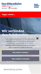 Mobile Screenshot of nordwestbahn.de